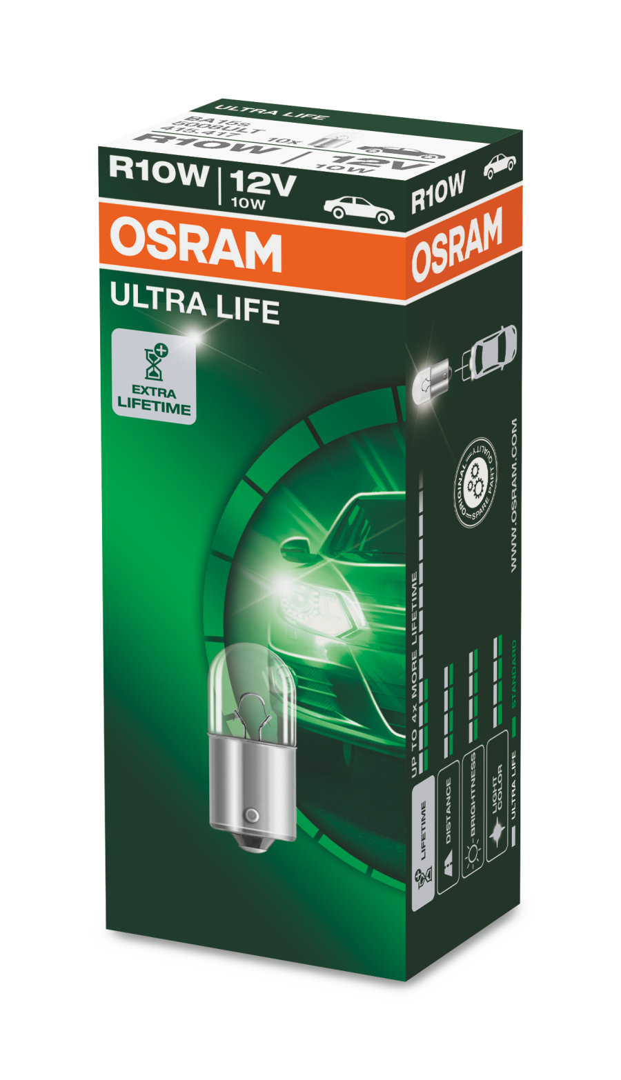 OSRAM Light Bulbs R10W 5008ULT Bulb, indicator VW,AUDI,MERCEDES-BENZ,Golf IV Schrägheck (1J1)