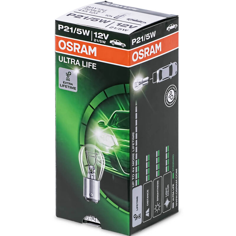 OSRAM Light Bulbs P21/5W 7528ULT Bulb, indicator VW,AUDI,MERCEDES-BENZ,Transporter V Bus (7HB, 7HJ, 7EB, 7EJ, 7EF, 7EG, 7HF, 7EC)