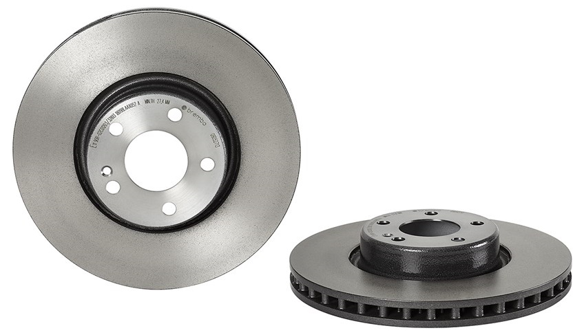 BREMBO Brake disc PRIME LINE - Co-Cast internally vented 09.D527.13 Brake rotor,Brake discs MERCEDES-BENZ,C-Klasse T-modell (S205)