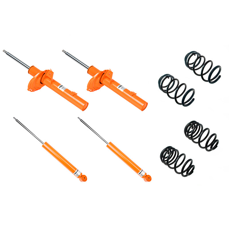 KONI Str.T kit suitable for VW Golf VII Variant - 50 mm struts and multilink rear - front axle weight