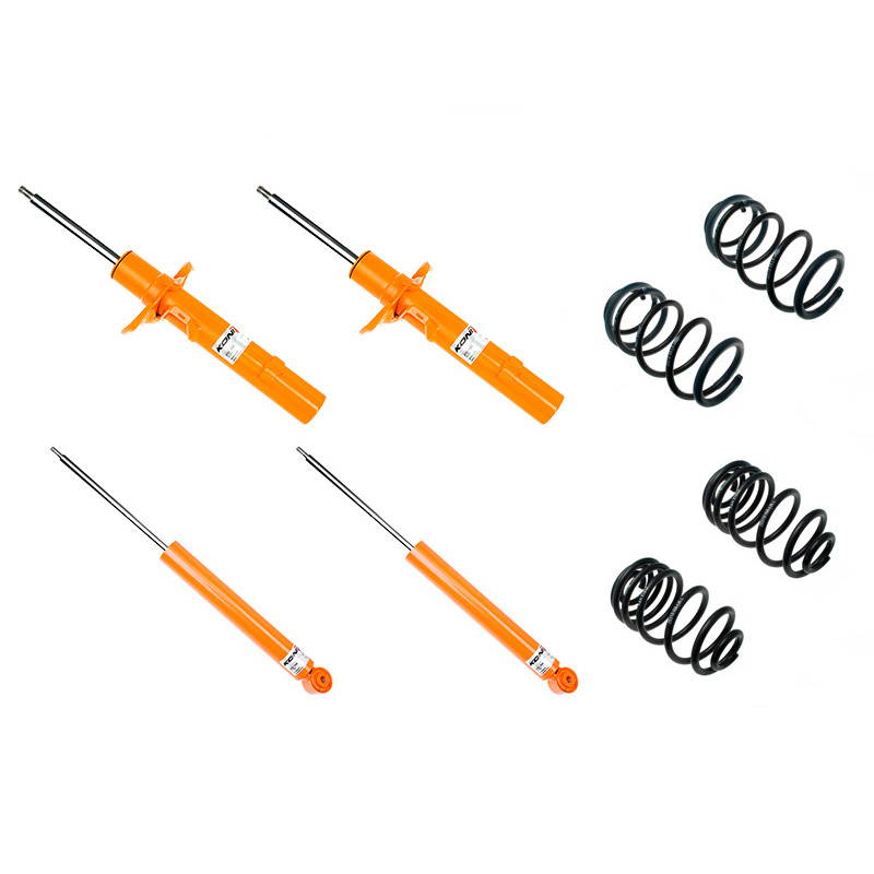 KONI Str.T kit suitable for Seat Leon 5F & Golf VII 55mm strut & multilink rear / front axle mounted