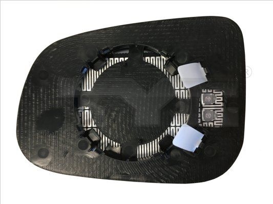 TYC Wing Mirror Glass Left 338-0048-1 Side Mirror Glass,Mirror Glass VOLVO,V50 (545),V70 III (135),V60 (155, 157),V40 Schrägheck (525, 526),C30 (533)