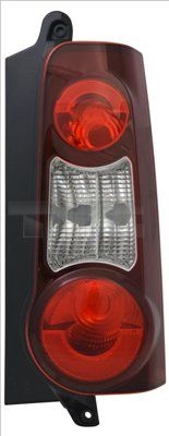 TYC Rear light Left 11-11382-11-2 Combination rearlight,Tail light PEUGEOT,CITROËN,PARTNER Tepee,PARTNER Kasten,BERLINGO (B9),BERLINGO Kasten (B9)