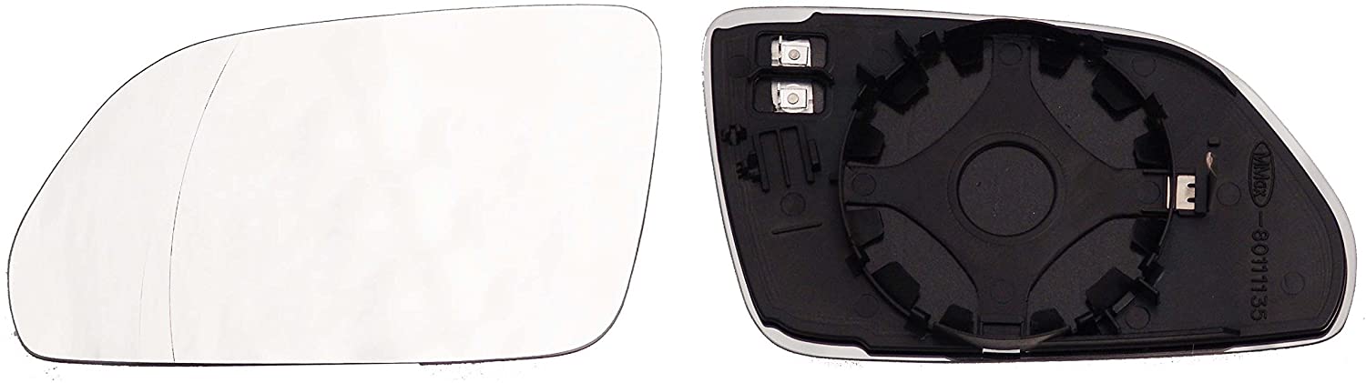 ALKAR Wing Mirror Glass Left 6411111 Side Mirror Glass,Mirror Glass VW,SKODA,POLO (9N_),Polo Limousine (9A4, 9A2, 9N2, 9A6),Octavia II Combi (1Z5)