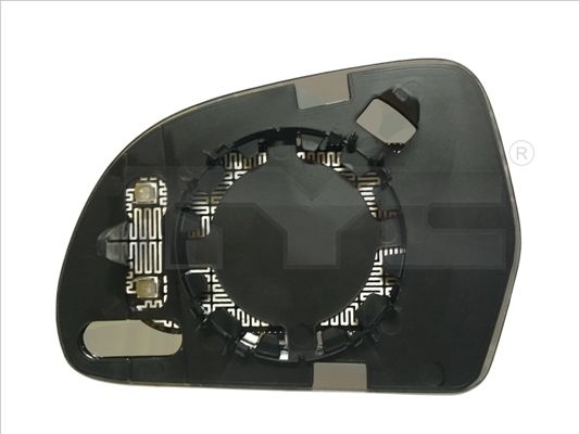 TYC Wing Mirror Glass Left 302-0072-1 Side Mirror Glass,Mirror Glass AUDI,SKODA,A4 Avant (8K5, B8),A6 Avant (4F5, C6),A3 Schrägheck (8P1)