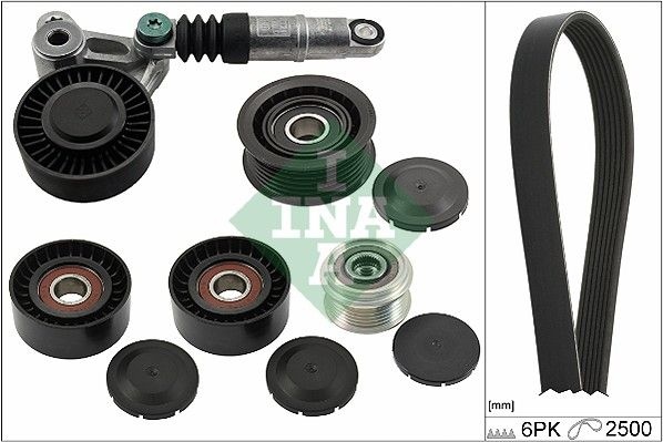 INA V-ribbed belt set VW,AUDI 529 0472 20 0125130707,059145201D,059145201F Serpentine belt kit,Auxiliary belt kit,Poly V-belt kit,V-ribbed belt kit