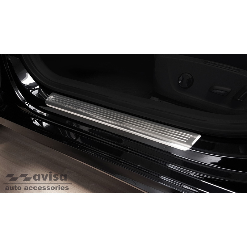 Stainless steel door sills suitable for Skoda Octavia IV Kombi 2020- 'Lines' - 4-piece