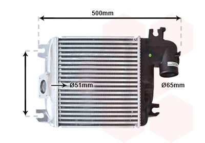 Intercooler, Charger 53014705 International Radiators