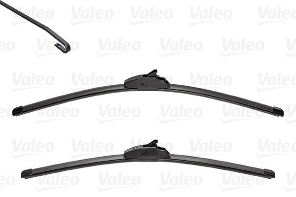 VALEO Wiper blade SILENCIO FLAT BLADE SET Front 577980 Windscreen wiper,Window wiper RENAULT,HYUNDAI,PEUGEOT,Kadjar (HA_, HL_),Tucson (TL, TLE)