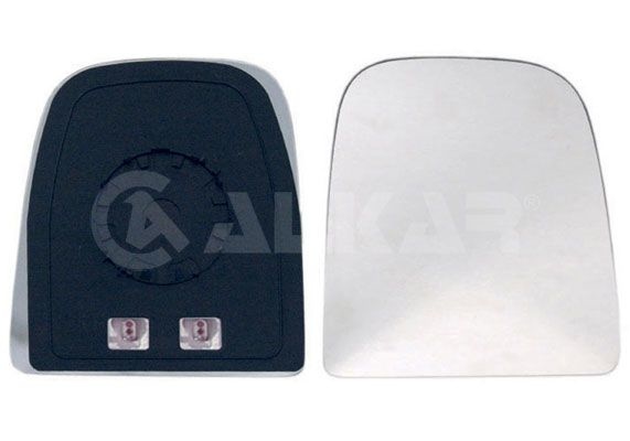 ALKAR Wing Mirror Glass Right 6432249 Side Mirror Glass,Mirror Glass IVECO,Daily VI Kastenwagen,DAILY IV Kasten/Kombi,Daily IV Pritsche / Fahrgestell