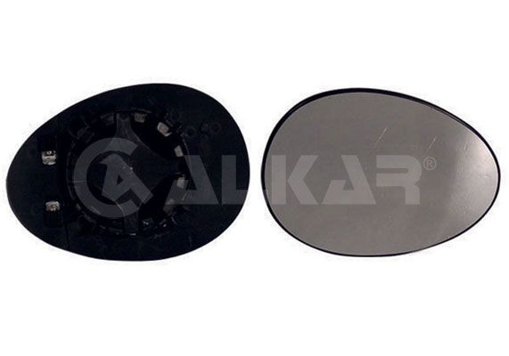 ALKAR Wing Mirror Glass Right 6472937 Side Mirror Glass,Mirror Glass MINI,Schrägheck (R56),Clubman (R55),Countryman (R60),Cabrio (R57)