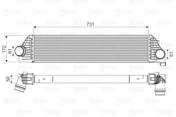 VALEO Intercooler without EGR valve 818561 Turbo Intercooler,Intercooler, charger OPEL,FORD,RENAULT,Movano B Kastenwagen (X62),Movano B Bus (X62)
