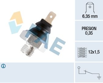 FAE Oil Pressure Switch VW,MERCEDES-BENZ,BMW 11200 1354273,61311243414,61311354272 Oil Pressure Sensor,Oil Pressure Sender 61311354274,4151243,4151564