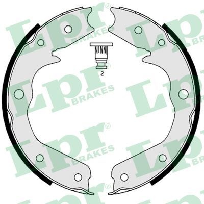 Lpr Bromsbackar Sats Parkeringsbroms 08970 Vauxhall 08970 Storlek 2