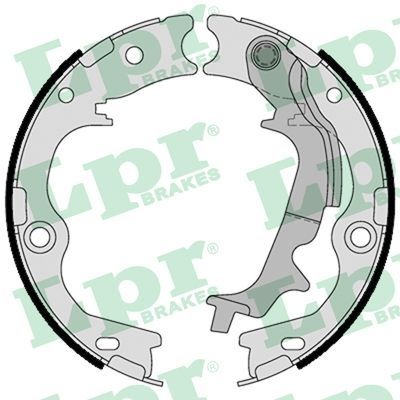 Lpr Bromsbackar Sats Parkeringsbroms 01116 Kia 01116 Storlek 2
