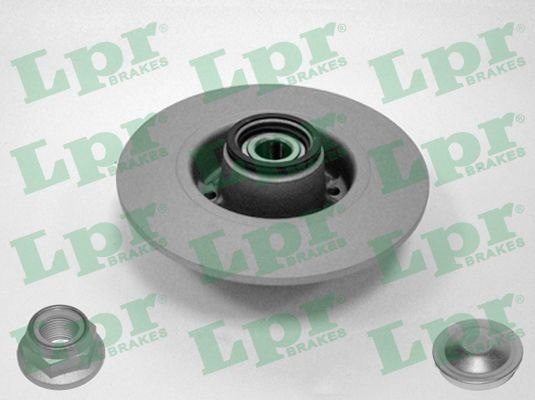 Lpr Bromsskiva Hub Brake Disc Full Coated R1005prca Renault R1005prca Storlek 2