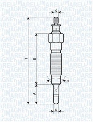 MAGNETI MARELLI Glow plug MITSUBISHI 062900064304 3671042000,3671042010,3671042020 Glow plugs,Glow plugs diesel,Diesel glow plugs,Heater plugs,344469