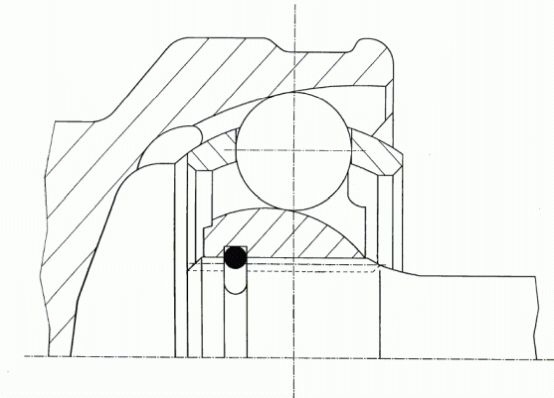 Joint Kit, drive shaft 36040 Spidan