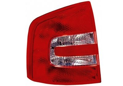 ABAKUS Rear light Left 665-1912L-UE Combination rearlight,Tail light SKODA,Octavia II Combi (1Z5)