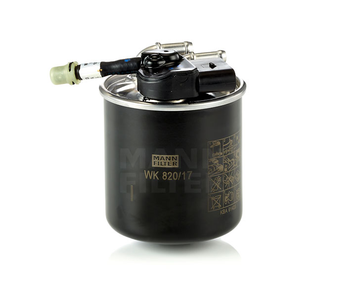 MANN-FILTER Fuel Filter In-Line Filter WK 820/17 MERCEDES-BENZ,C-Klasse Limousine (W204),C-Klasse T-modell (S204),E-Klasse Limousine (W212)