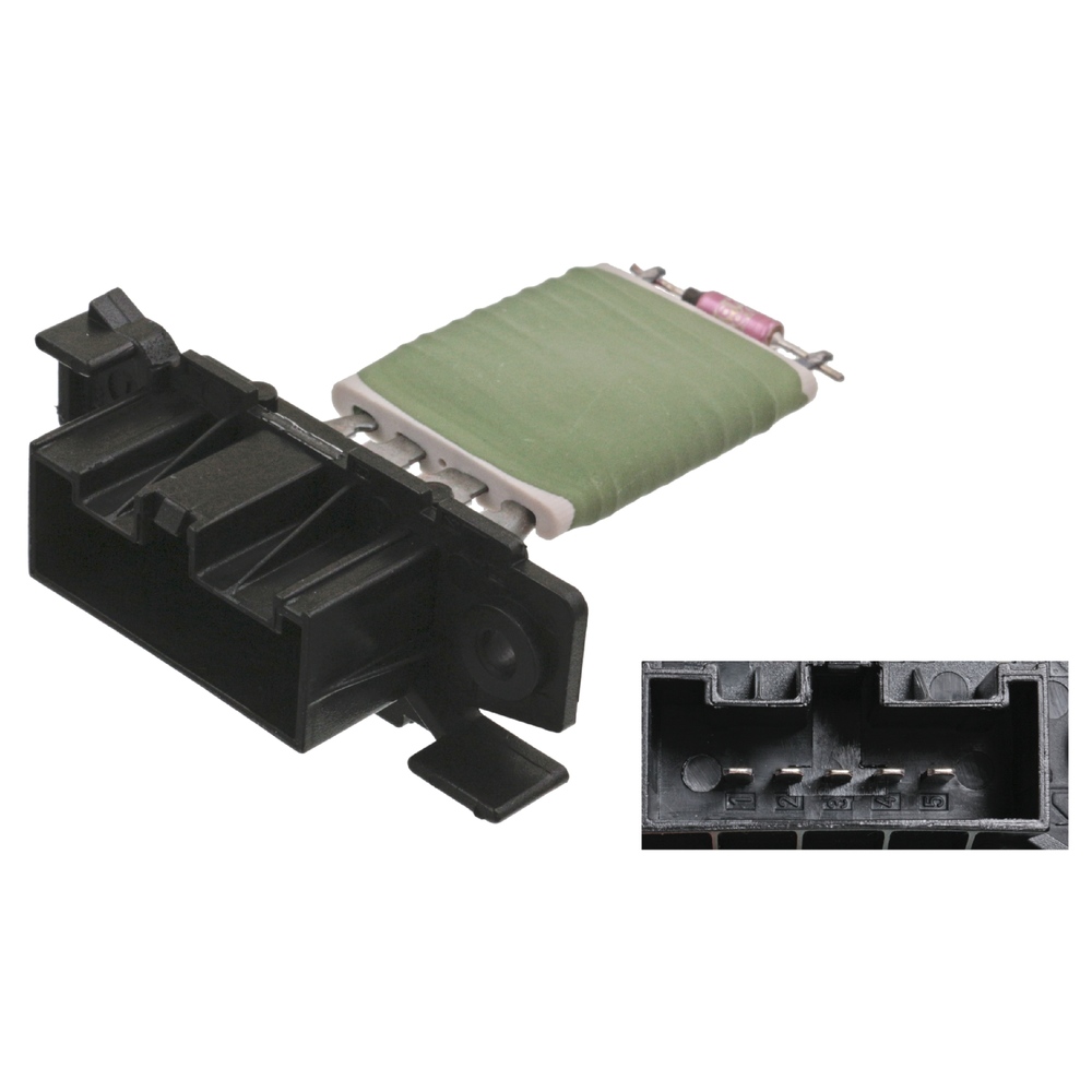 FEBI BILSTEIN Resistor, interior blower OPEL,FIAT,PEUGEOT 100043 55702407,77364061,77364555  6450XR,55702407,77364061,77364555,013248240,013480494