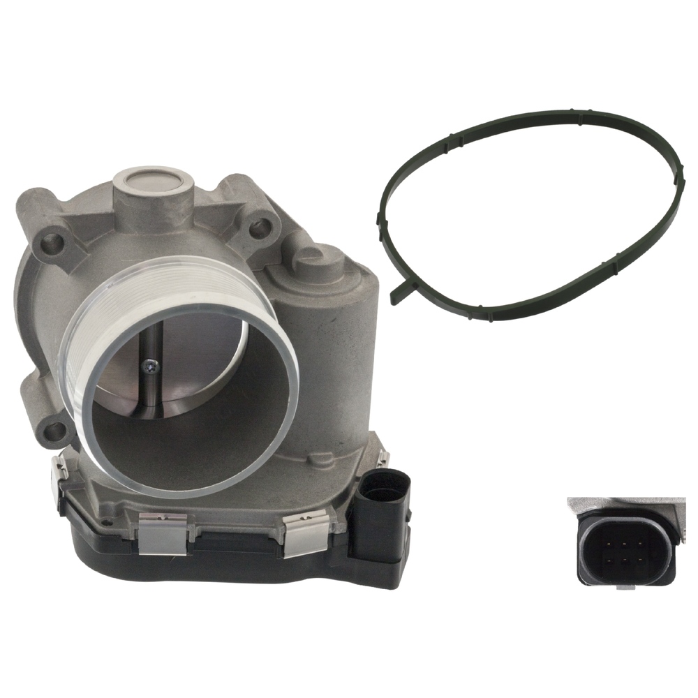 FEBI BILSTEIN Throttle with seal 100993 Throttle Body,Throttle body VW,AUDI,SKODA,Golf V Schrägheck (1K1),Golf VII Schrägheck (5G1, BQ1, BE1, BE2)
