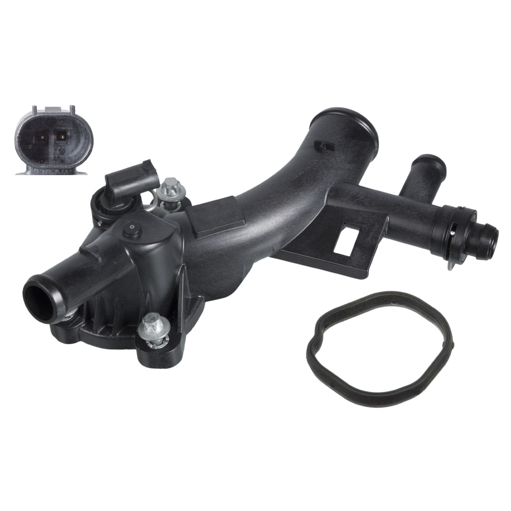 FEBI BILSTEIN Coolant Flange OPEL,CHEVROLET,VAUXHALL 103086 25193922,25193922,025193922 055565334,25193922,55565334,01338030,01338489,1338030,1338489