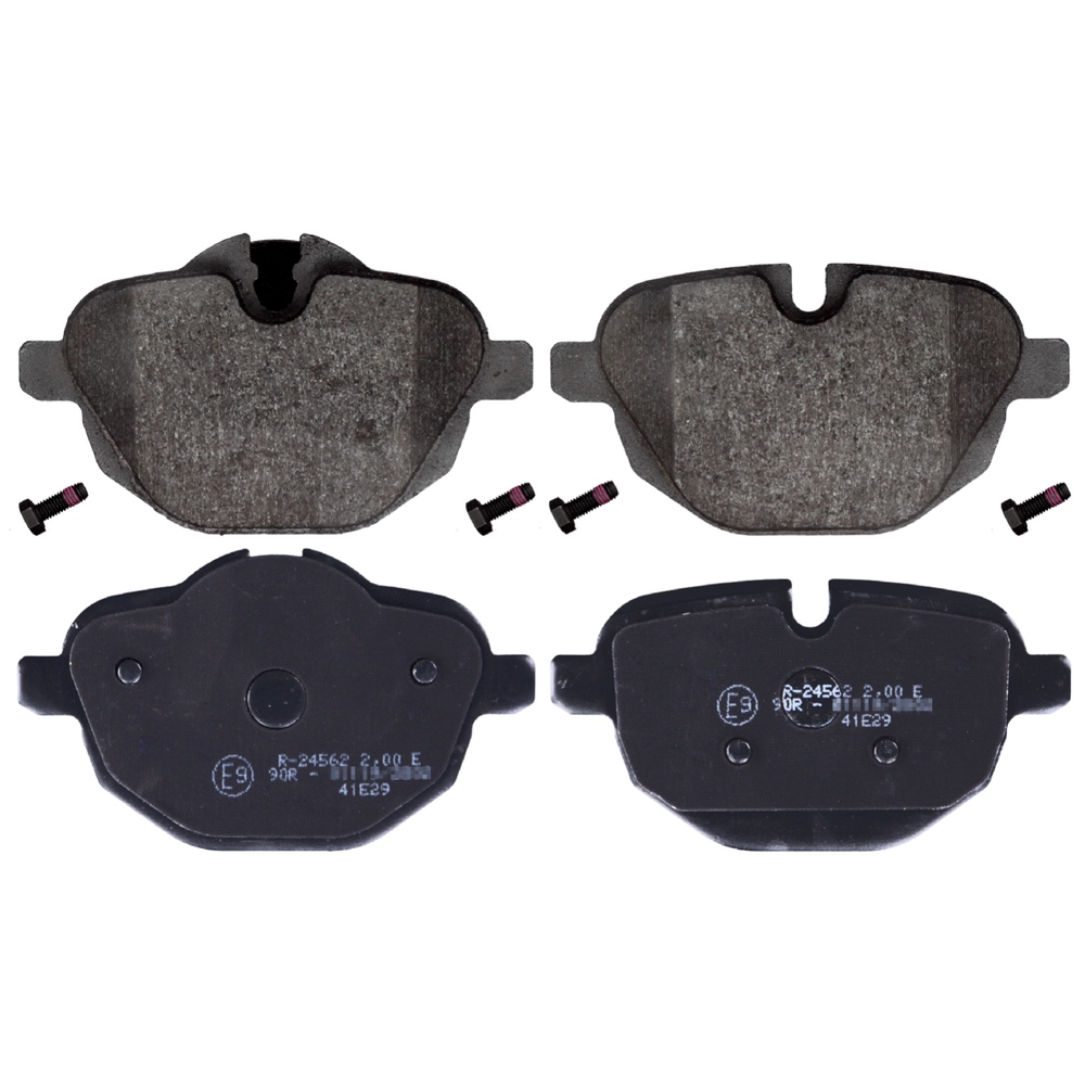 FEBI BILSTEIN Brake pad set BMW 116029 34206877648,34206879857,34212449289 34216788284,34216796741,34216798193,34216861543,34216862202,34216870558