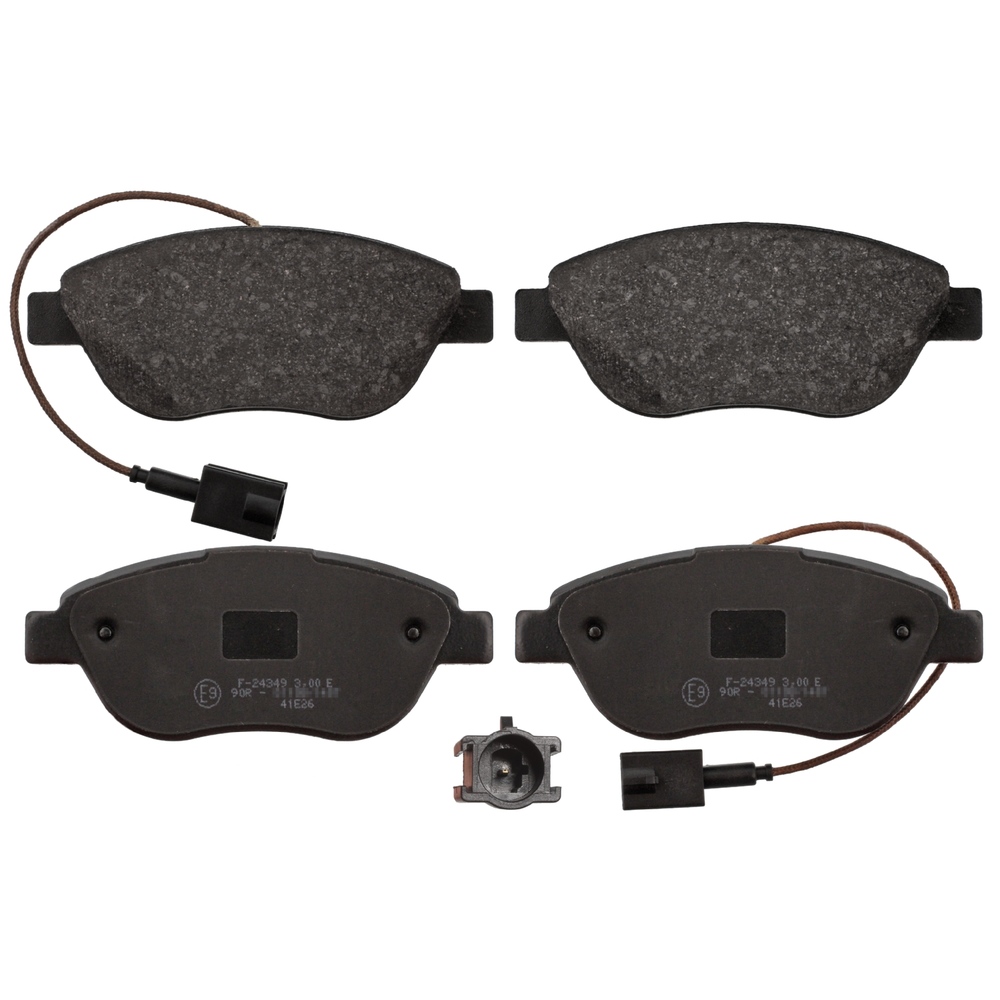FEBI BILSTEIN Brake pad set Front Axle 116057 Brake pads,Brake pad set, disc brake OPEL,FIAT,ABARTH,COMBO Kasten/Kombi (X12),Combo Combi / Tour (X12)
