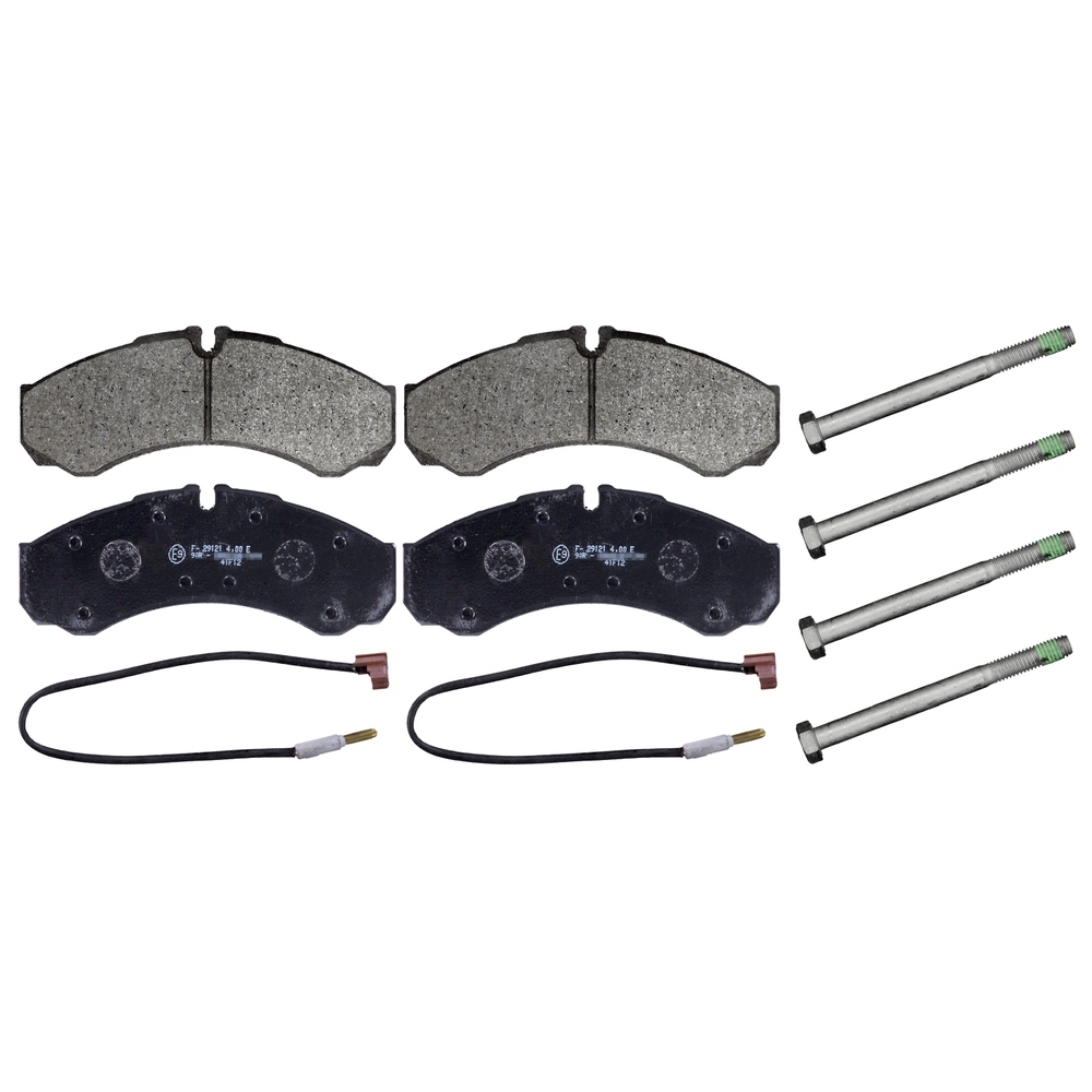 FEBI BILSTEIN Brake pad set Front Axle 116193 Brake pads,Brake pad set, disc brake RENAULT,IVECO,RENAULT TRUCKS,MASTER II Kasten (FD)