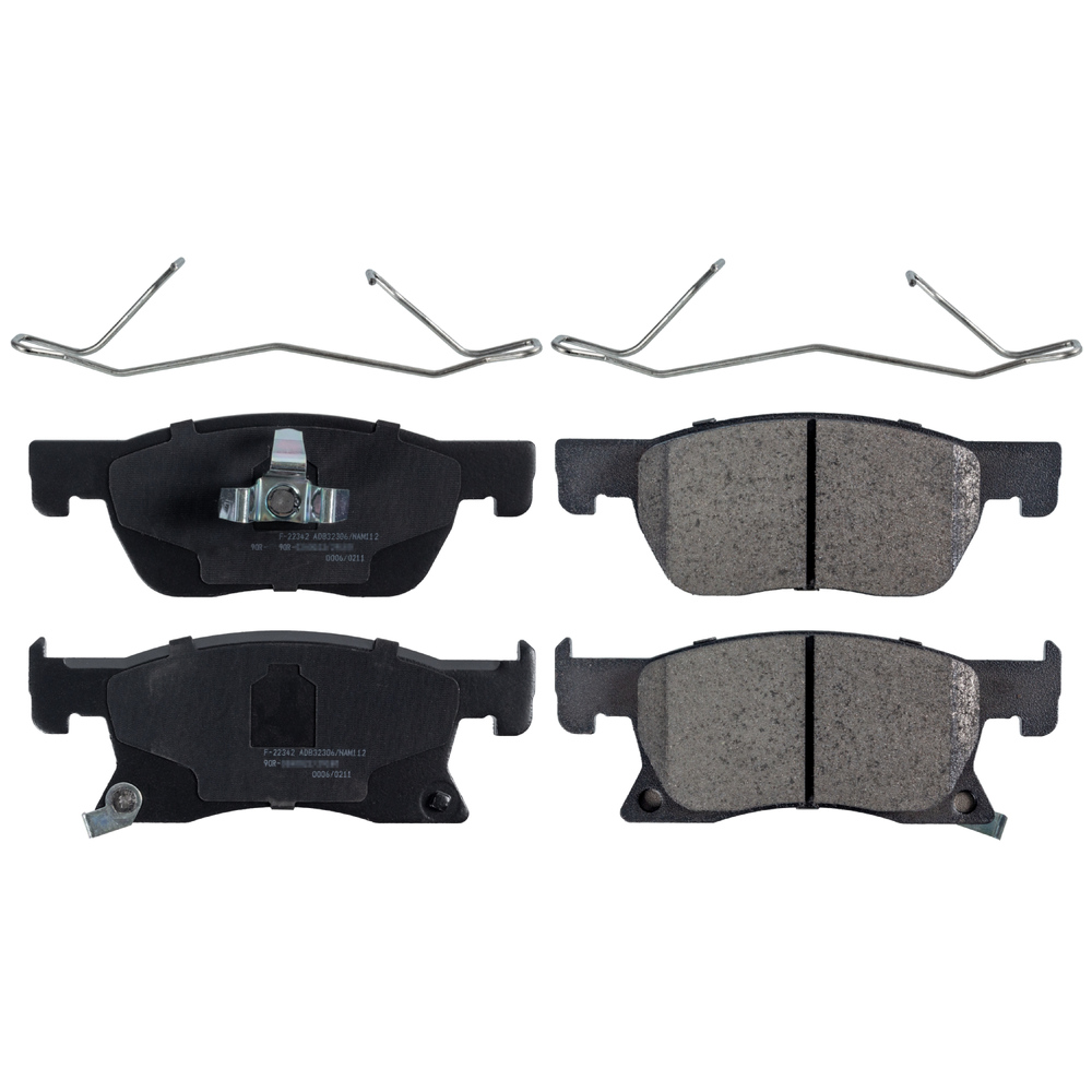 FEBI BILSTEIN Brake pad set Front Axle 116239 Brake pads,Brake pad set, disc brake OPEL,VAUXHALL,Astra K Sports Tourer (B16),Astra K Schrägheck (B16)