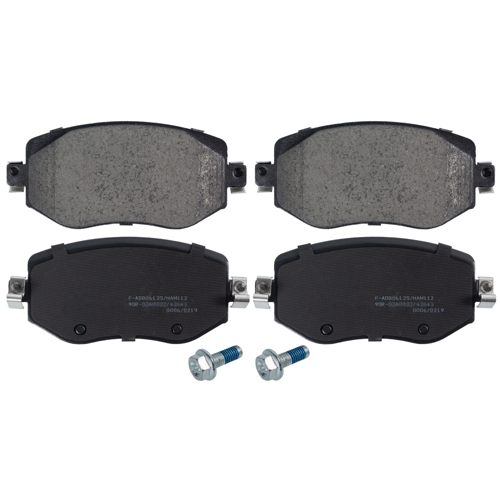 FEBI BILSTEIN Brake pad set Front Axle 116245 Brake pads,Brake pad set, disc brake RENAULT,Megane IV Grandtour (K9A/M/N_)