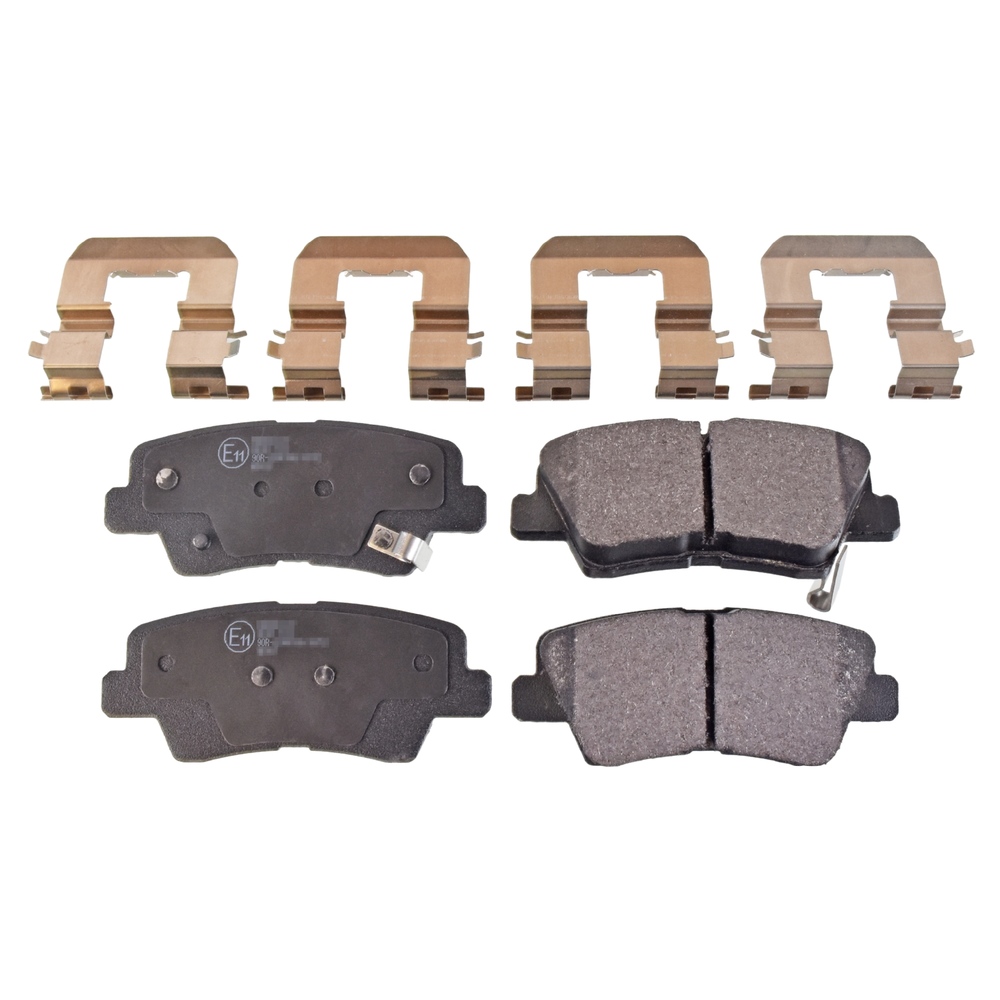 FEBI BILSTEIN Brake pad set HYUNDAI,KIA,SSANGYONG 116301 583021RA30,583021WA30,583023KA35 583023QA10,583023XA30,583023ZA16,583023ZA70,583023ZA76