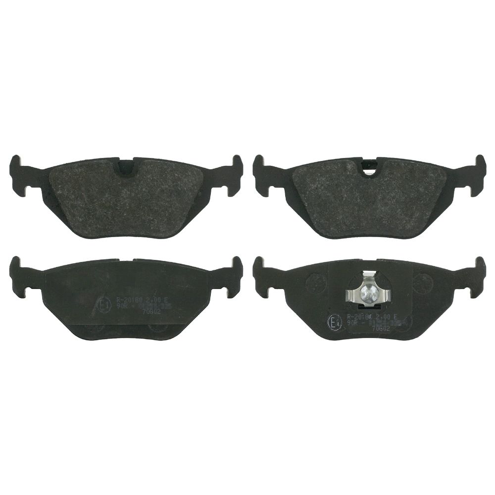 FEBI BILSTEIN Brake pad set BMW,SAAB 16196 34111161455,34111164499,34211160340 34211160533,34211161455,34211162446,34211162447,34211164499,34211164501