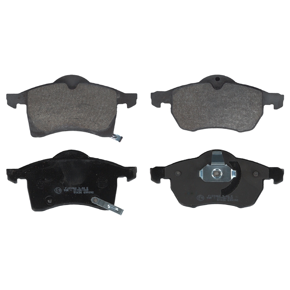 FEBI BILSTEIN Brake pad set Front Axle 16232 Brake pads,Brake pad set, disc brake OPEL,CHEVROLET,VAUXHALL,Astra G CC (T98),Astra G Caravan (T98)