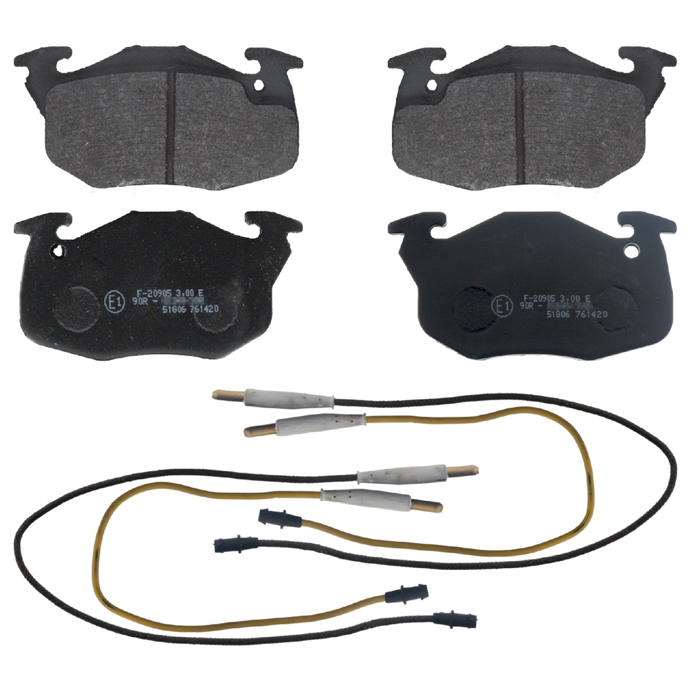 FEBI BILSTEIN Brake pad set Front Axle 16291 Brake pads,Brake pad set, disc brake PEUGEOT,CITROËN,106 II Schrägheck (1A_, 1C_),106 I (1A, 1C)