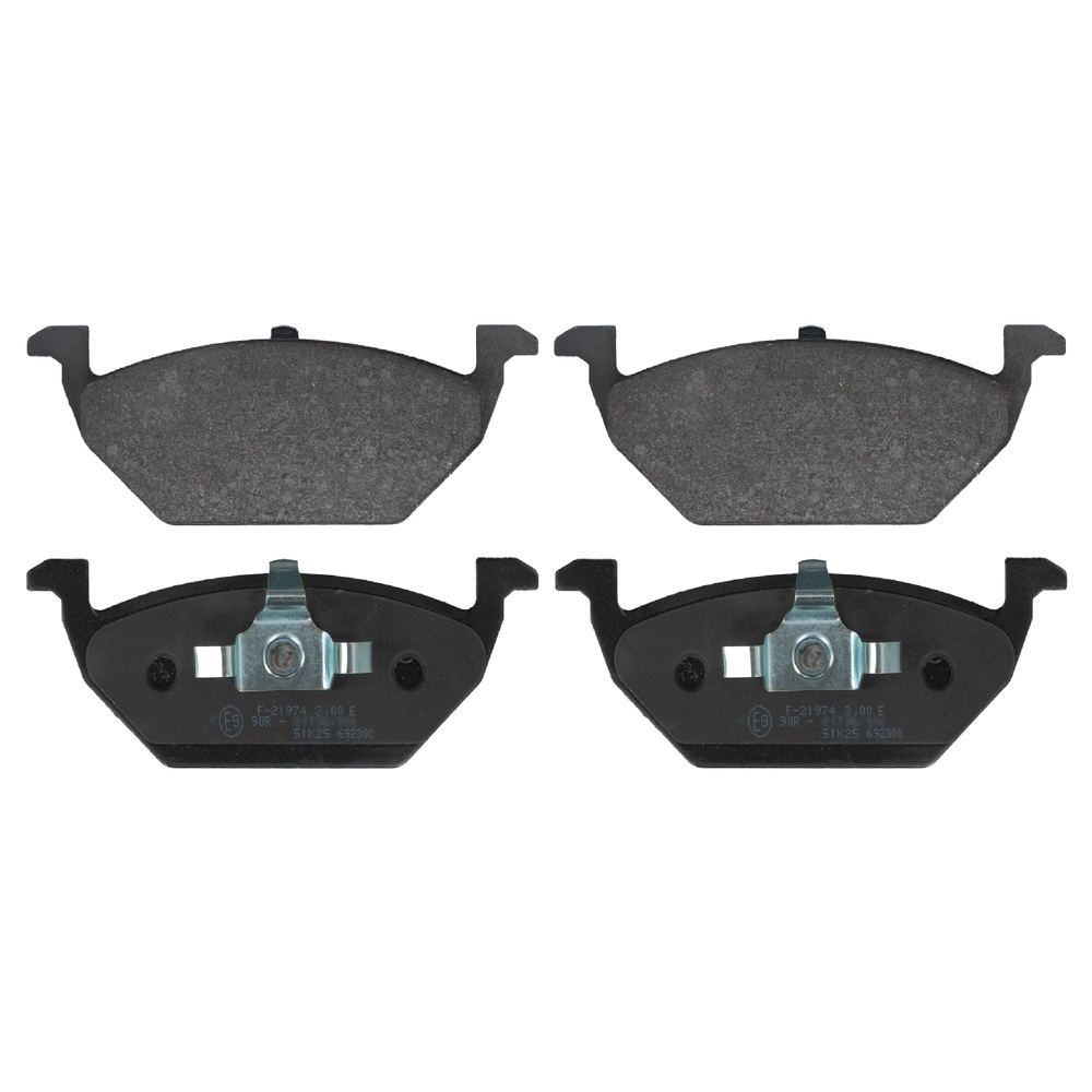 FEBI BILSTEIN Brake pad set VW,AUDI,SKODA 16328 1J0698151,1J0698151A,1J0698151B 1J0698151C,1J0698151H,1J0698151J,1JE698151B,2Q0698151,2Q0698151T