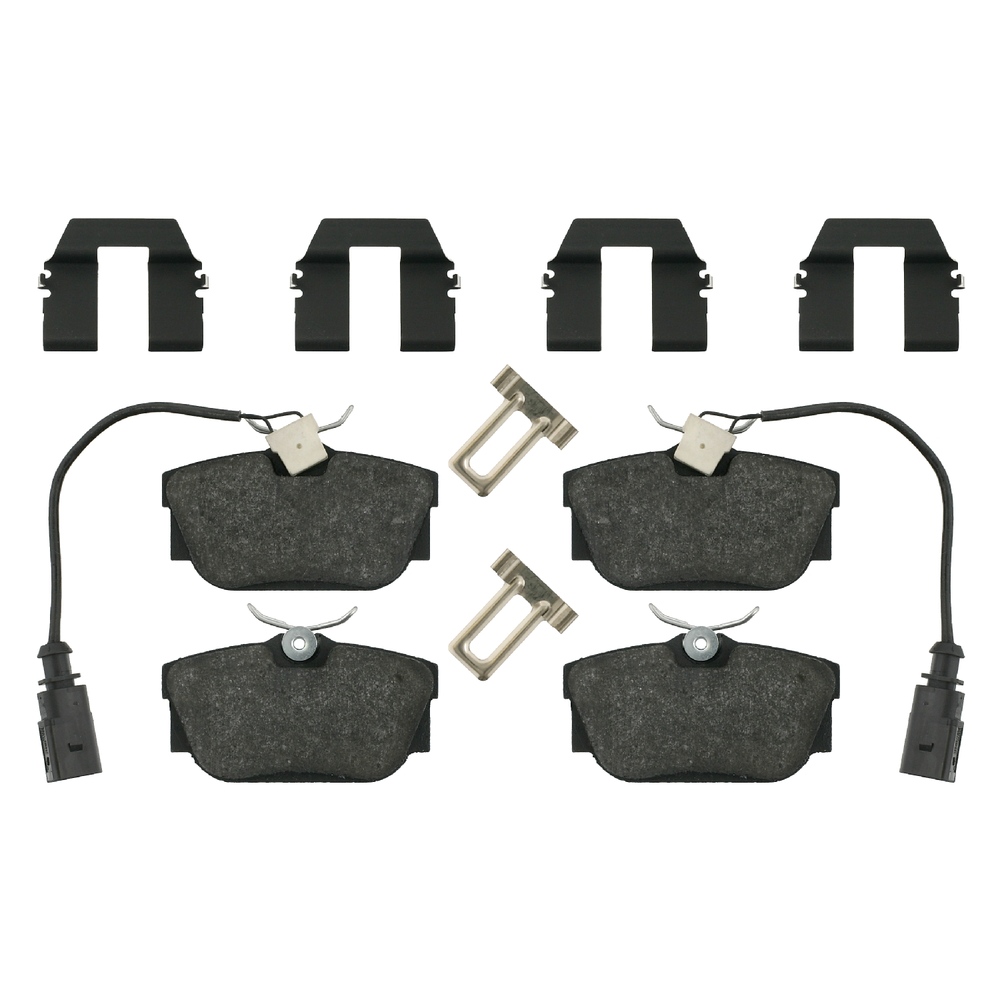 FEBI BILSTEIN Brake pad set Rear Axle 16408 Brake pads,Brake pad set, disc brake VW,SEAT,Transporter IV Bus (70B, 70C, 7DB, 7DK, 70J, 70K, 7DC, 7DJ)