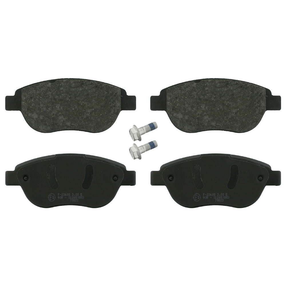FEBI BILSTEIN Brake pad set Front Axle 16422 Brake pads,Brake pad set, disc brake PEUGEOT,CITROËN,206 Schrägheck (2A/C),207 (WA_, WC_),207 CC (WD_)