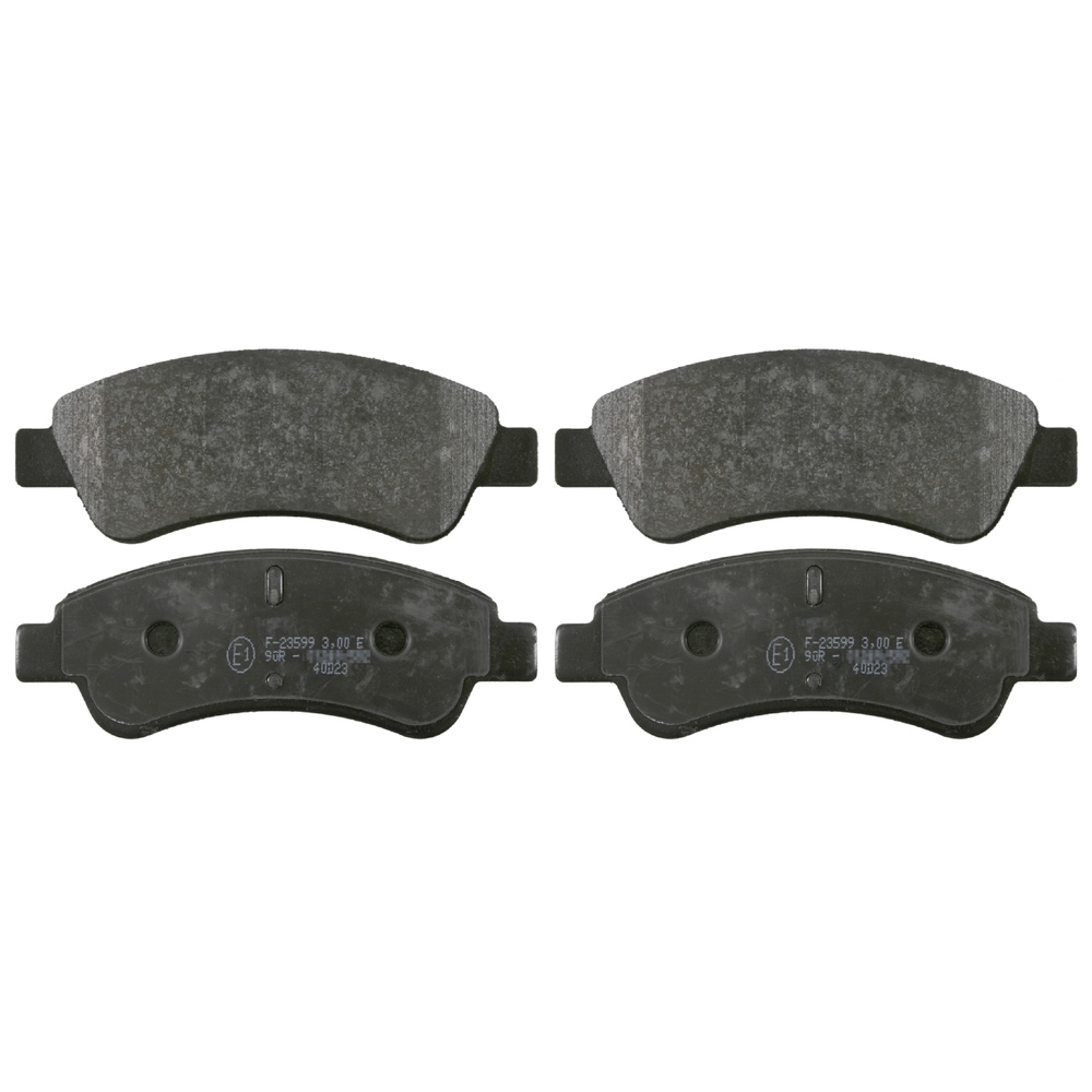 FEBI BILSTEIN Brake pad set Front Axle 16432 Brake pads,Brake pad set, disc brake OPEL,PEUGEOT,CITROËN,Corsa F,Crossland X (P17),206 Schrägheck (2A/C)