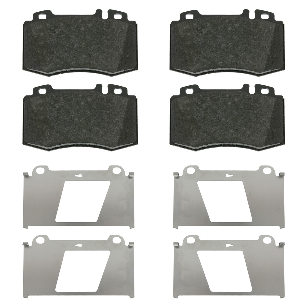 FEBI BILSTEIN Brake pad set Front Axle 16481 Brake pads,Brake pad set, disc brake MERCEDES-BENZ,E-Klasse Limousine (W211),C-Klasse Limousine (W203)