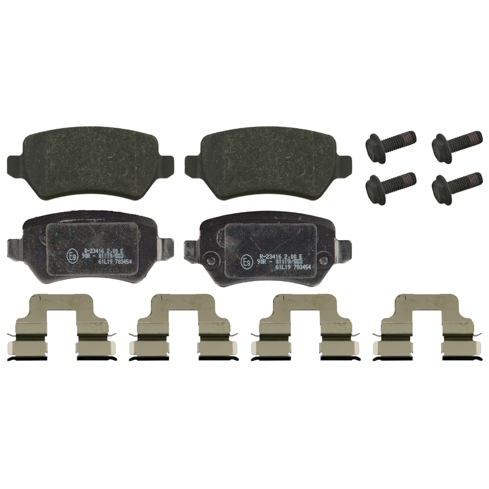 FEBI BILSTEIN Brake pad set OPEL,KIA,VAUXHALL 16512 93170602,93176118,93179164 093170602,093176118,093179164,093188727,93170602,93176118,93179164