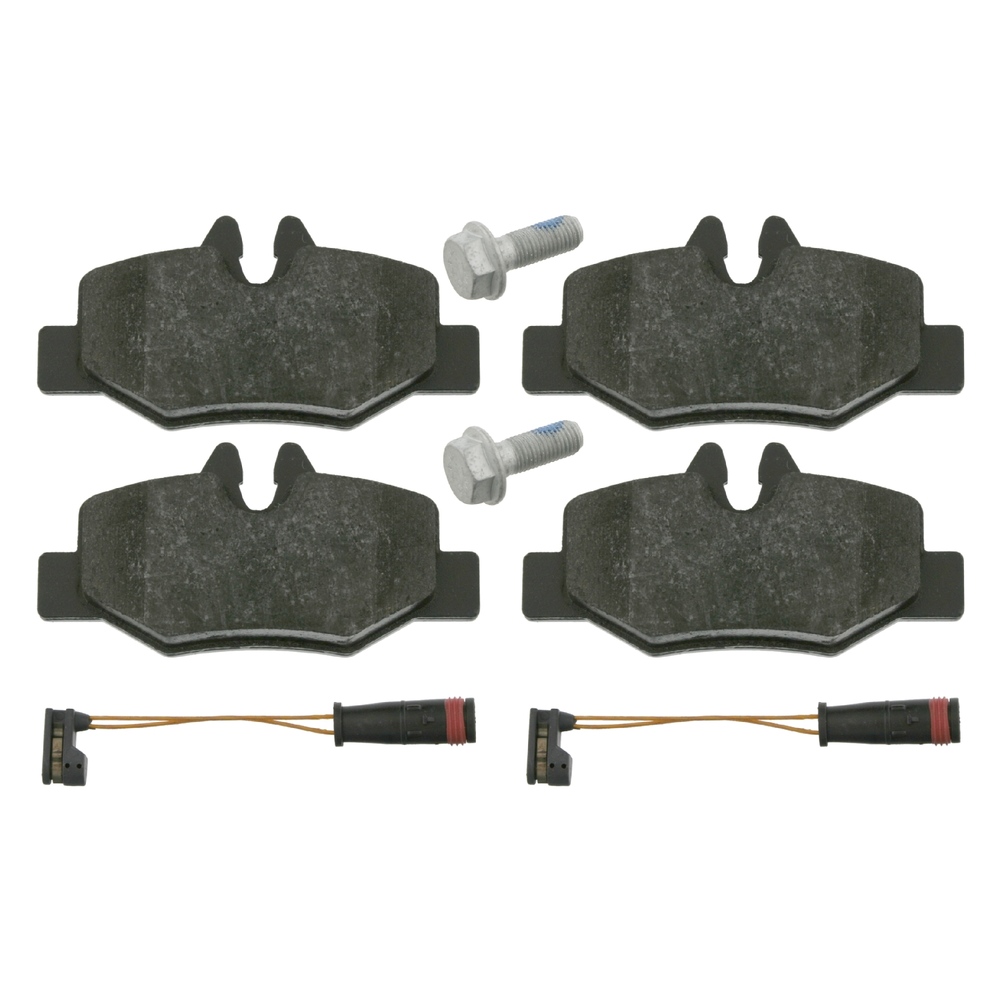 FEBI BILSTEIN Brake pad set Rear Axle 16535 Brake pads,Brake pad set, disc brake MERCEDES-BENZ,VITO Bus (W639),VIANO (W639),VITO / MIXTO Kasten (W639)