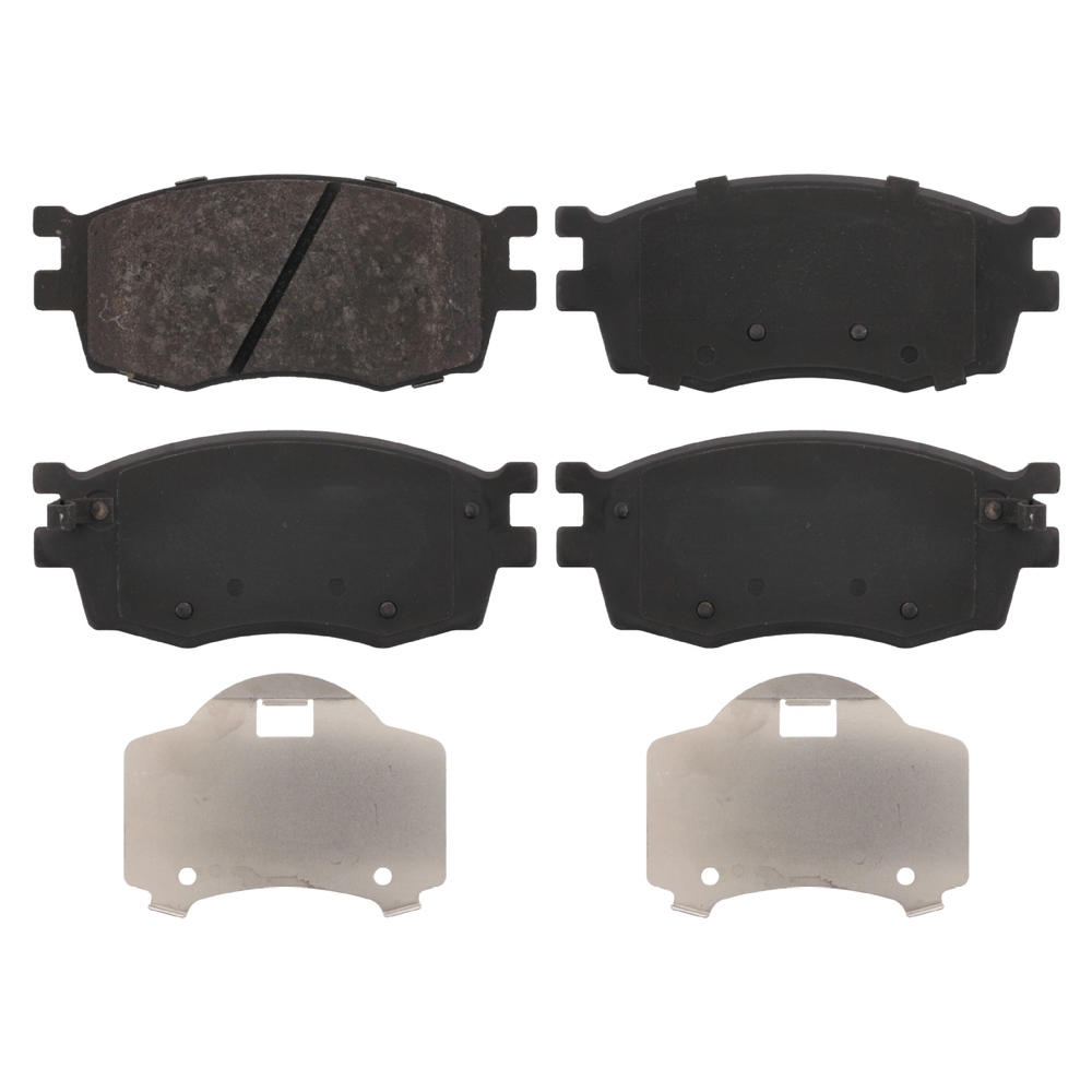 FEBI BILSTEIN Brake pad set Front Axle 16699 Brake pads,Brake pad set, disc brake HYUNDAI,KIA,i20 (PB, PBT),ACCENT III Stufenheck (MC),ACCENT III (MC)
