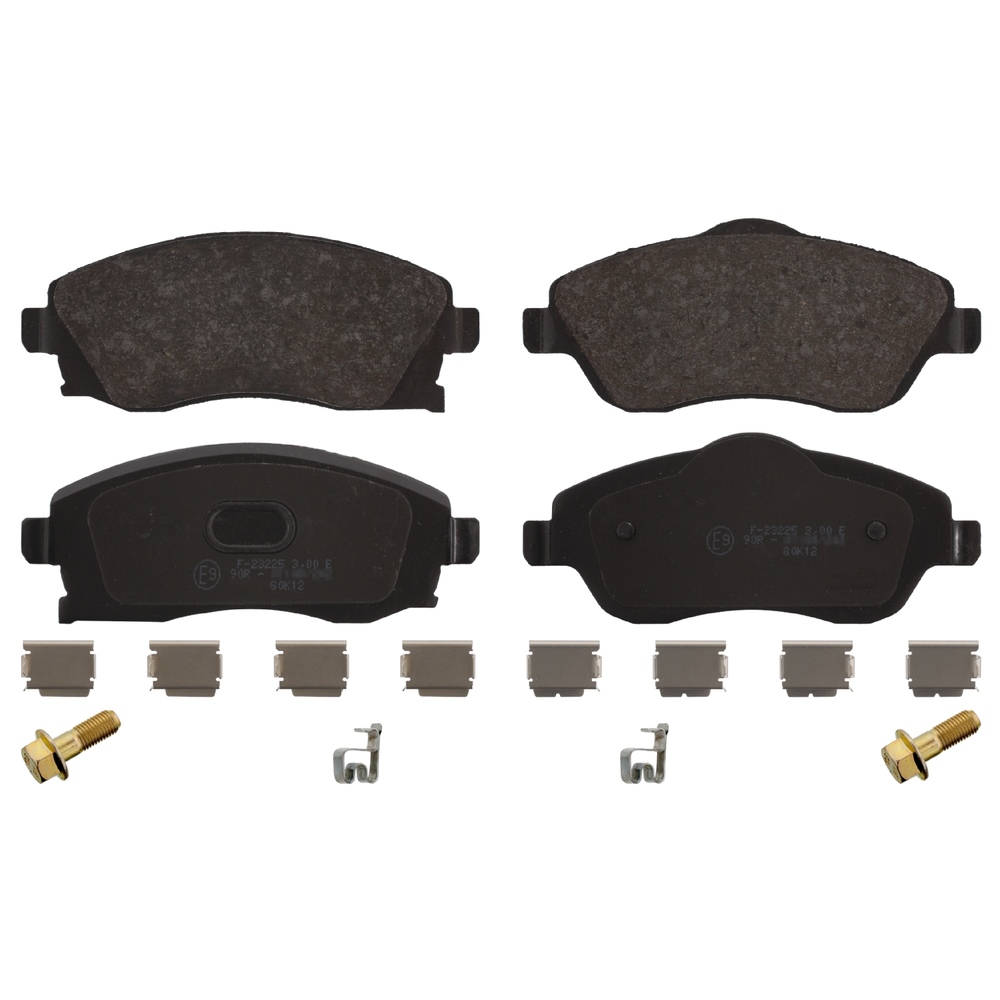 FEBI BILSTEIN Brake pad set OPEL,CHEVROLET,VAUXHALL 16748 93356408,009200108,09200108 093172261,9200108,93172261,01605081,01605092,01605974,093184269