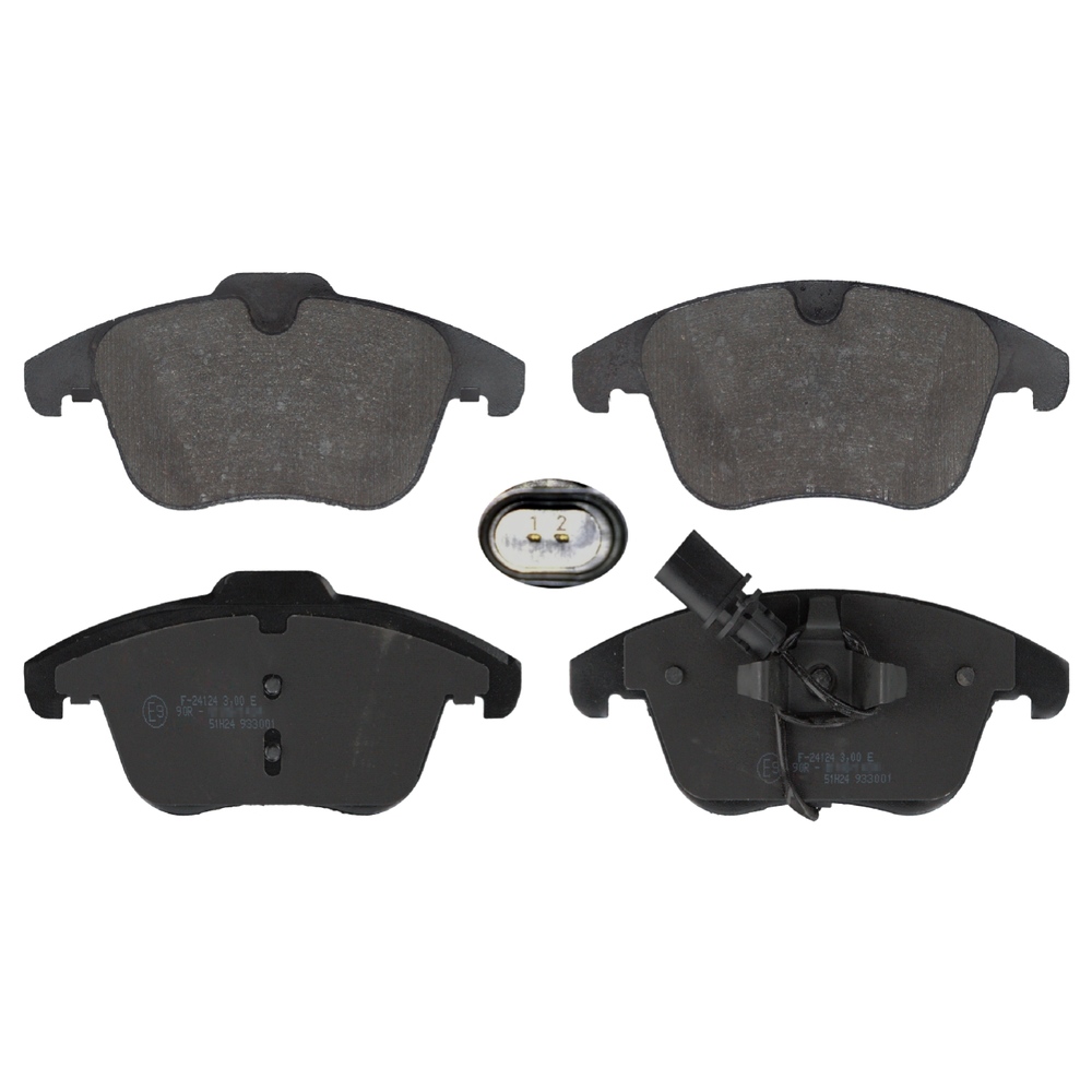 FEBI BILSTEIN Brake pad set Front Axle 16768 Brake pads,Brake pad set, disc brake AUDI,A4 Avant (8K5, B8),A4 Limousine (8K2, B8),A5 Sportback (8TA)