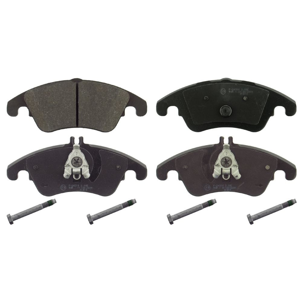 FEBI BILSTEIN Brake pad set Front Axle 16777 Brake pads,Brake pad set, disc brake MERCEDES-BENZ,C-Klasse Limousine (W204),C-Klasse T-modell (S204)