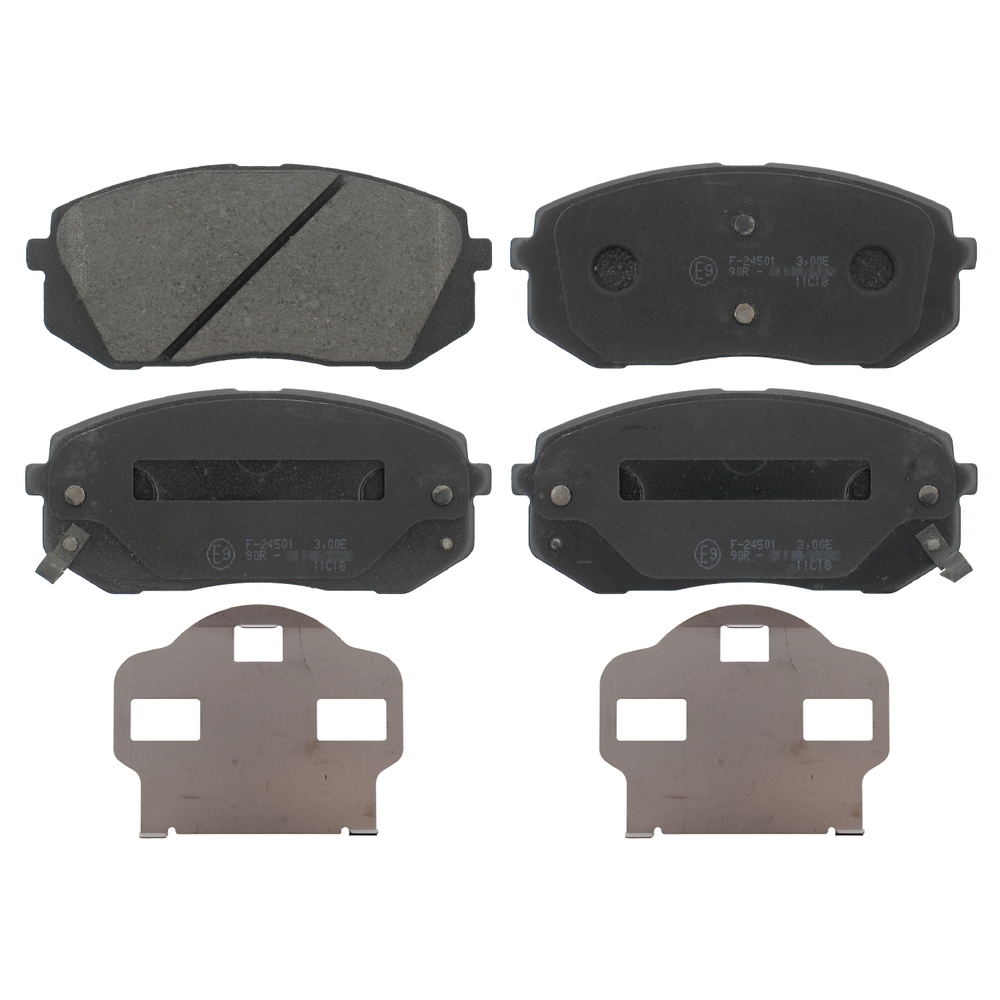 FEBI BILSTEIN Brake pad set HYUNDAI,KIA 16816 581010ZA00,581011DE00,581012SA50 581012SA70,581012SA75,581012YA00,581012YA50,581013ZA10,581013ZA70