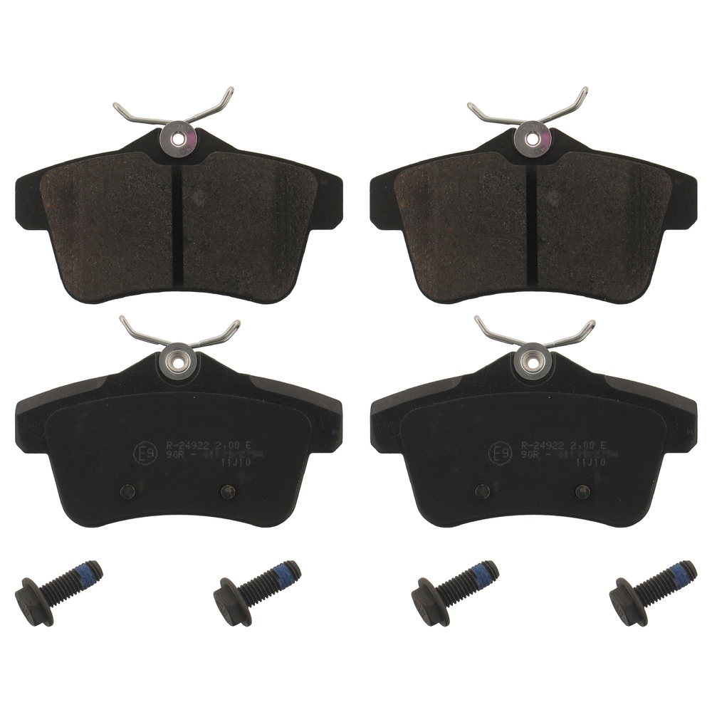 FEBI BILSTEIN Brake pad set PEUGEOT,CITROËN,DS 16833 1608520680,1608681680,1611838080 1616872780,1617272680,1623180880,1636411280,1647873880,425435