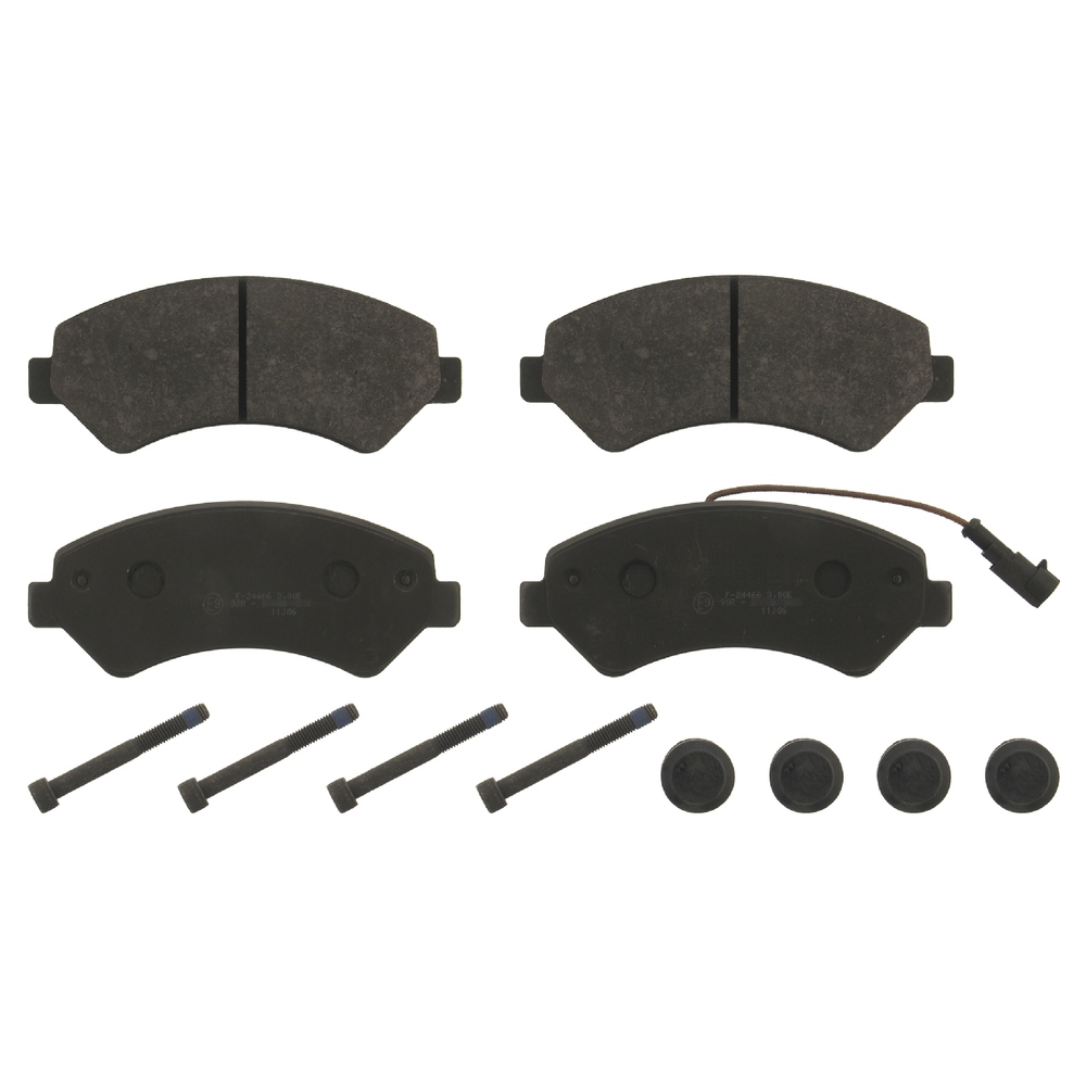 FEBI BILSTEIN Brake pad set FIAT,PEUGEOT,CITROËN 16840 1611839280,1612433680,1612433780 1623842580,1623842680,425374,425375,425376,425463,425464